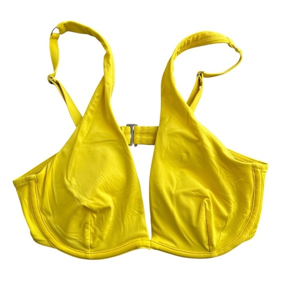 Athleta Other - Athleta Chartreuse Yellow Bikini Swimsuit Top Size 34 B/C
